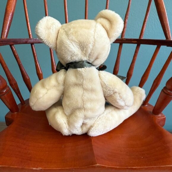Vtg 90s Boyds Bear Toodle PaDoodle 517010-03 Ivory W/ Tags Green Ribbon 7" Joint - Picture 3 of 6